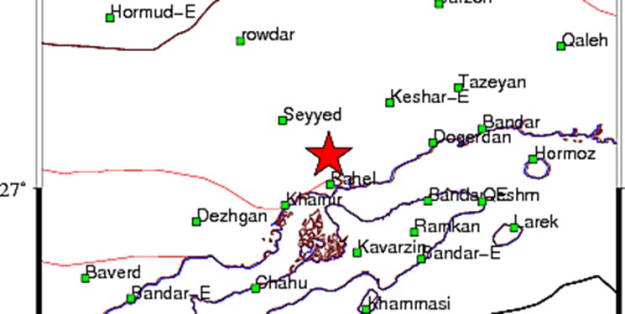 زمین‌لرزه ۴.۲ ریشتری لافت- بندرخمیر خسارتی نداشت