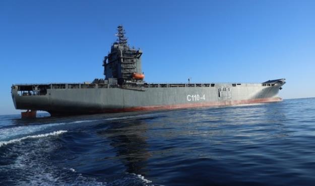 ناو پهپادبر شهید بهمن باقری به نیروی دریایی سپاه الحاق شد +عکس