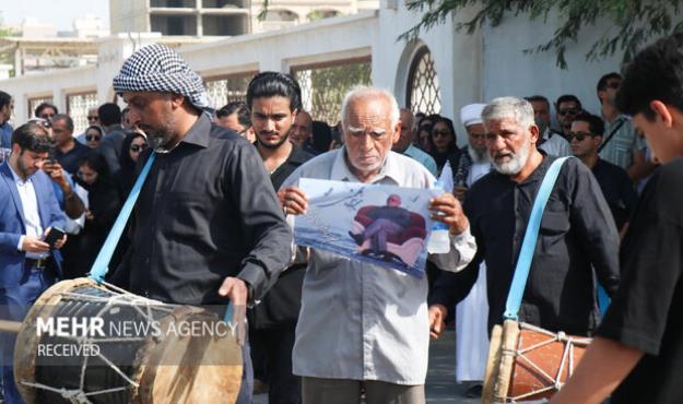 تشییع پیکر «محمدعلی بهمنی» در بندرعباس