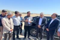 بازدید از پروژه های عمرانی و بررسی طرح های توسعه منطقه شرق استان هرمزگان