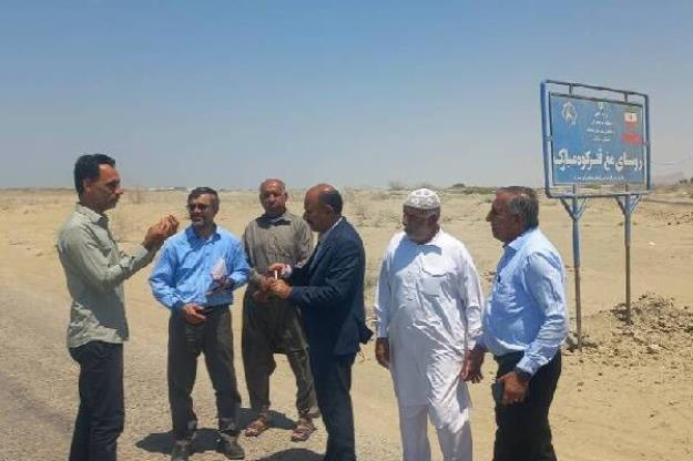 بازدید و ارزیابی محورهای مواصلاتی حوزه غرب شهرستان جاسک