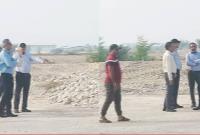 بازدید از پروژه بهسازی محور روستایی سرخون در شهرستان بندرعباس