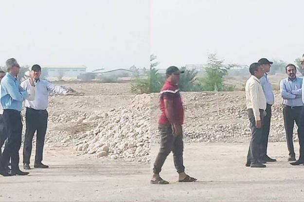 بازدید از پروژه بهسازی محور روستایی سرخون در شهرستان بندرعباس