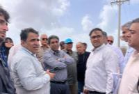 بازدید معاون عمرانی استاندار از پروژه رینگ جزیره هرمز