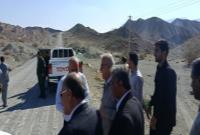 بازدید استاندار هرمزگان و نماینده مردم شرق استان در مجلس از پروژه شهرستان بشاگرد