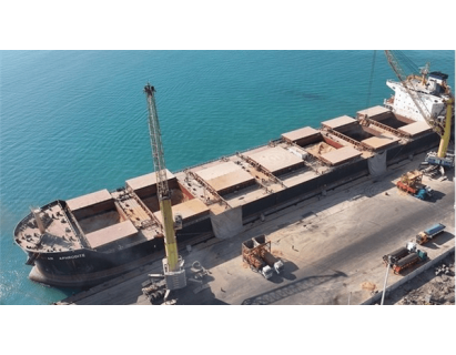 ثبت بالاترین رکورد بارگیری مواد معدنی در بندر شهید رجایی