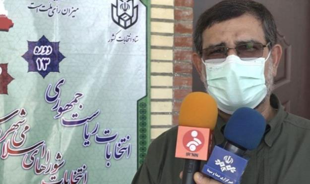 سردار تنگسیری در بندرعباس رأی خود را به صندوق انداخت