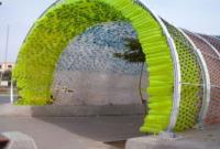 ابتکار شهرداری مشهد با قوطی خالی نوشابه 