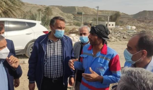 سفر رییس کمیسیون عمران مجلس به مناطق زلزله‌زده فین هرمزگان