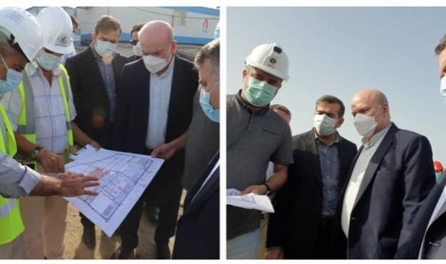 بازدید معاون وزیر اقتصاد از نیروگاه ۱۴۰۰ مگاواتی سیریک