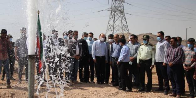 پروژه آبرسانی به روستای رضوان از خط ملی انتقال آب خلیج فارس افتتاح شد