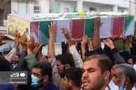  تشییع و خاکسپاری شهید گمنام در بندرعباس