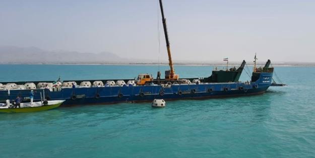 آب‌اندازی نخستین سازه زیستگاه مصنوعی در خلیج فارس