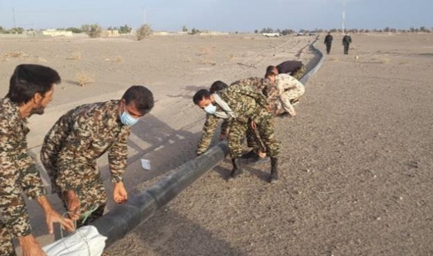 16 روستای پارسیان به همت سپاه آبرسانی شد