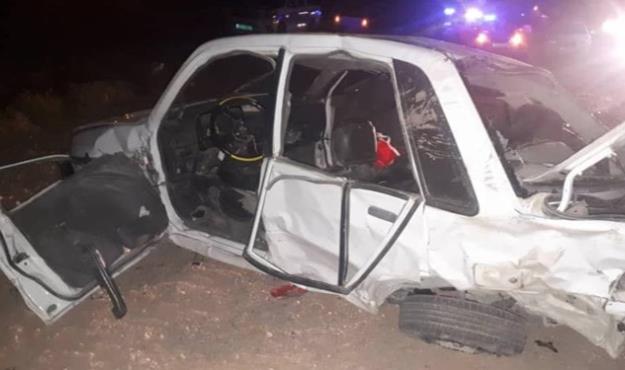 4 کشته در تصادف پراید با پل در جاده میناب