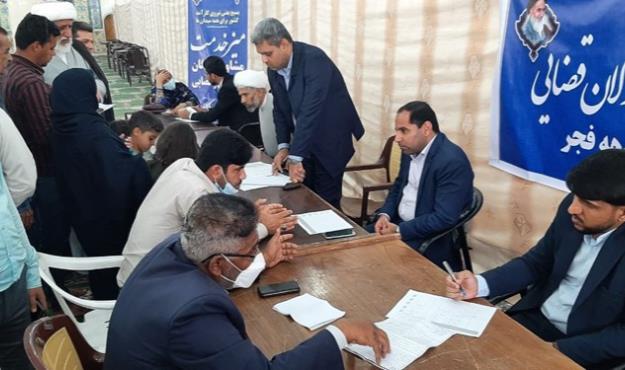 روز شلوغ میز خدمت دستگاه قضایی میناب