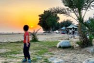 ساحل بندرعباس در هوای بهاری